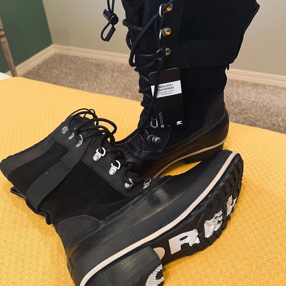 Women's boots in black in size 7.5 waterproof - Picture 6 of 10